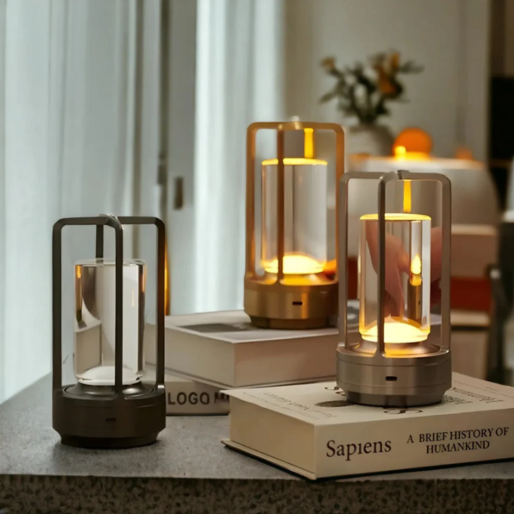 BowLift | Scandinavian Wireless LED Table Lamp - NordicaGlow