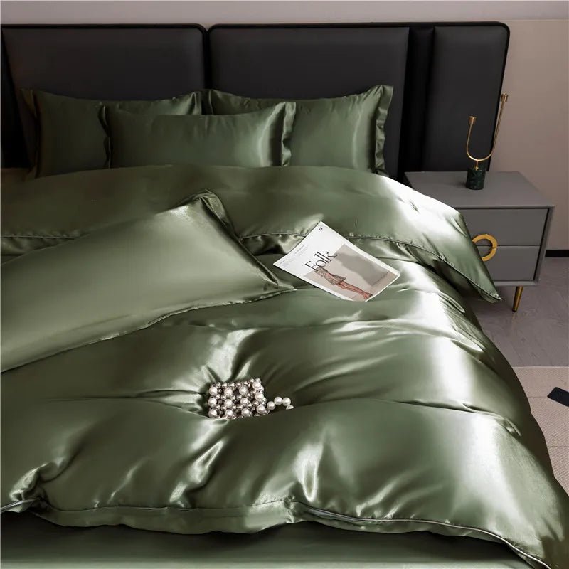 BowLift | SILKCOMFORT – Luxurious 100% Silk Duvet Cover for Ultimate Comfort
