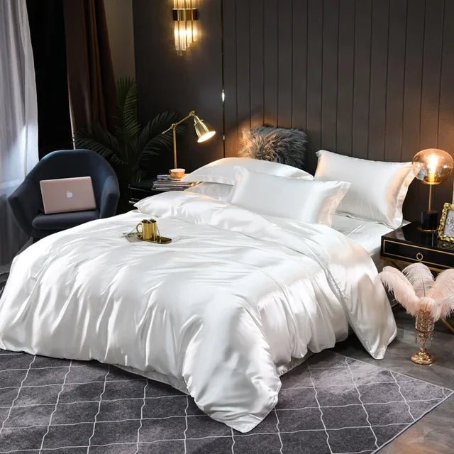 BowLift | SILKCOMFORT – Luxurious 100% Silk Duvet Cover for Ultimate Comfort
