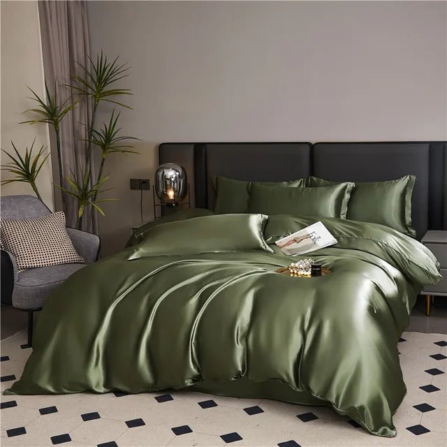 BowLift | SILKCOMFORT – Luxurious 100% Silk Duvet Cover for Ultimate Comfort