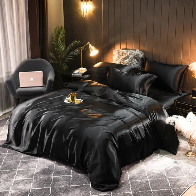 BowLift | SILKCOMFORT – Luxurious 100% Silk Duvet Cover for Ultimate Comfort