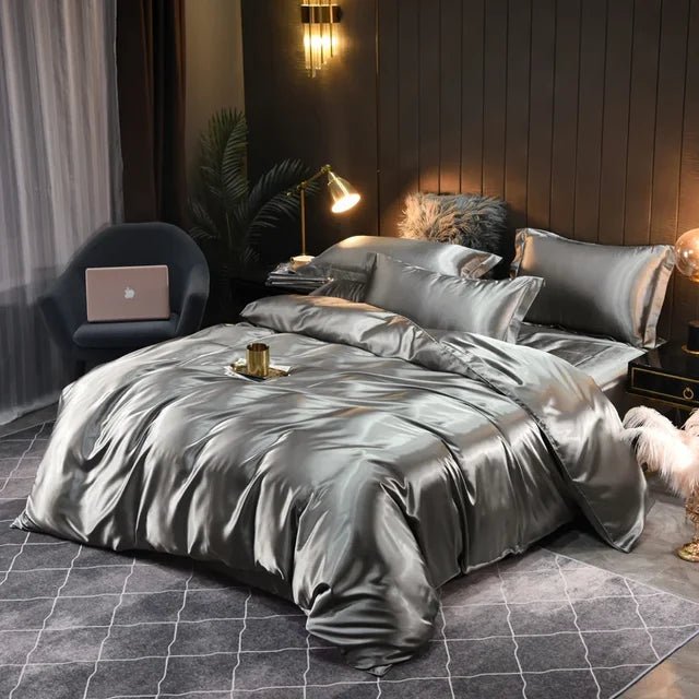 BowLift | SILKCOMFORT – Luxurious 100% Silk Duvet Cover for Ultimate Comfort