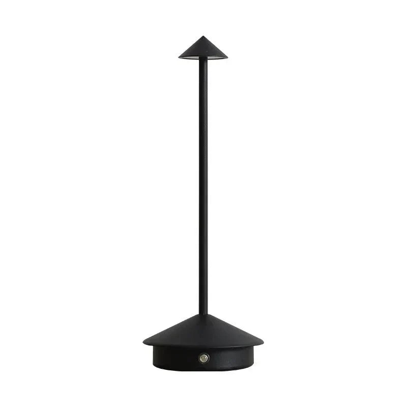 BowLift | Elegant rechargeable metallic table lamp