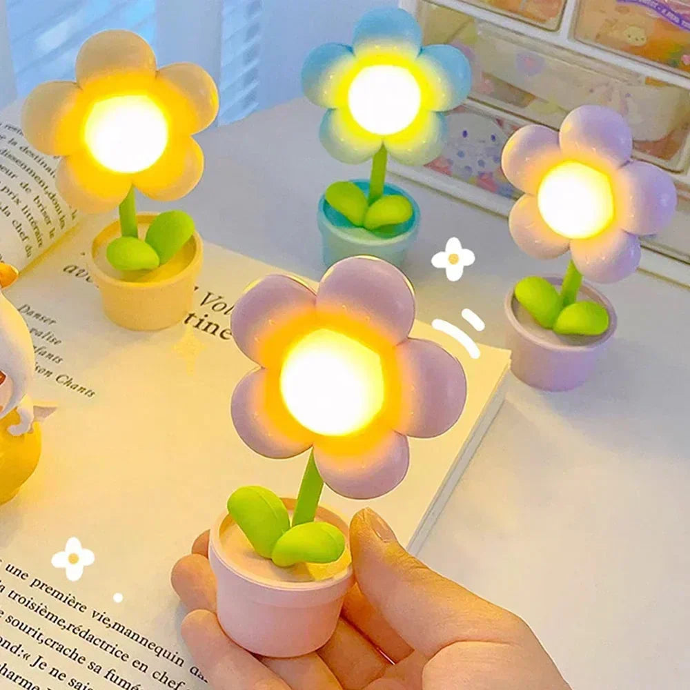 BowLift | Small Flower Relaxing Table Lamp - BlossomGlow