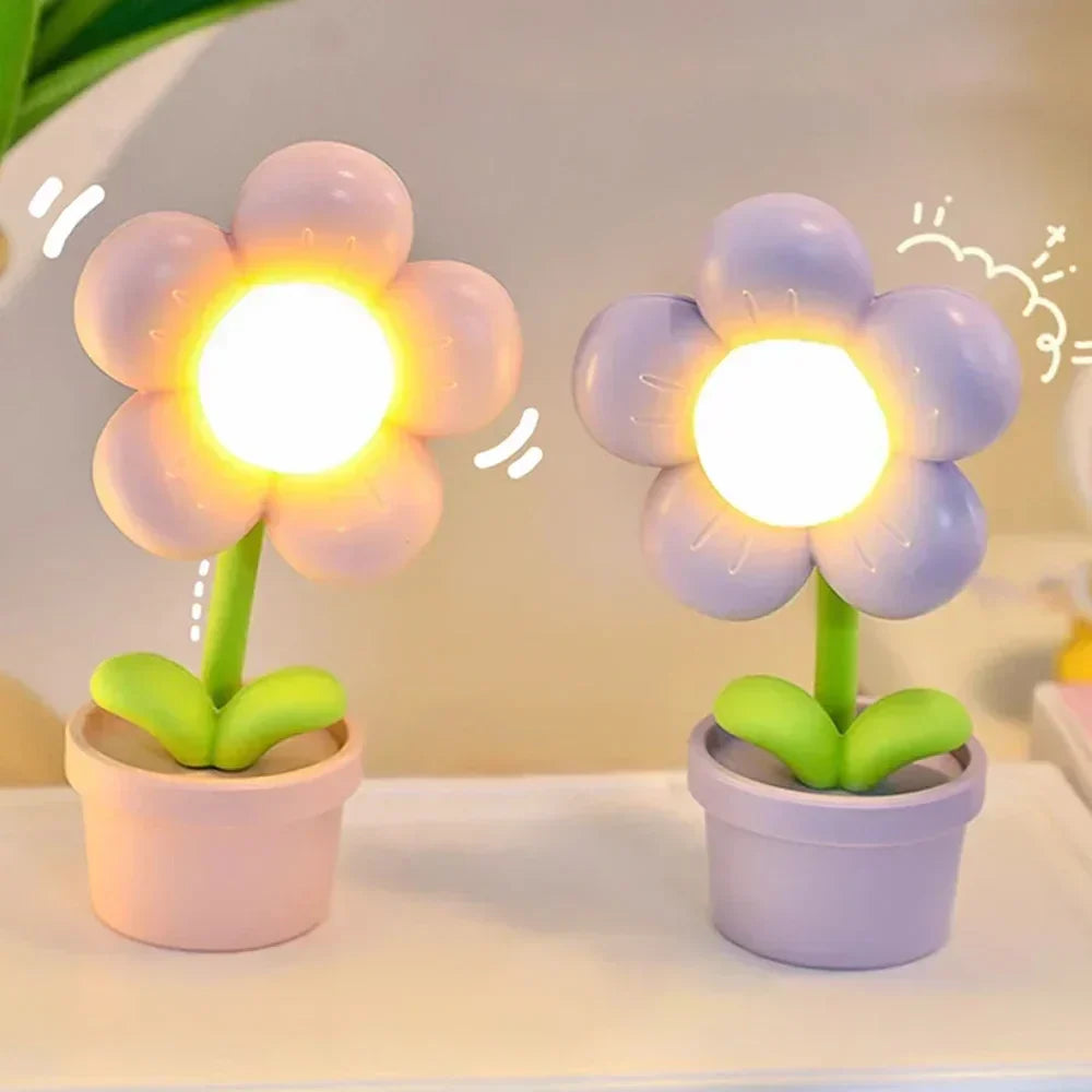 BowLift | Small Flower Relaxing Table Lamp - BlossomGlow