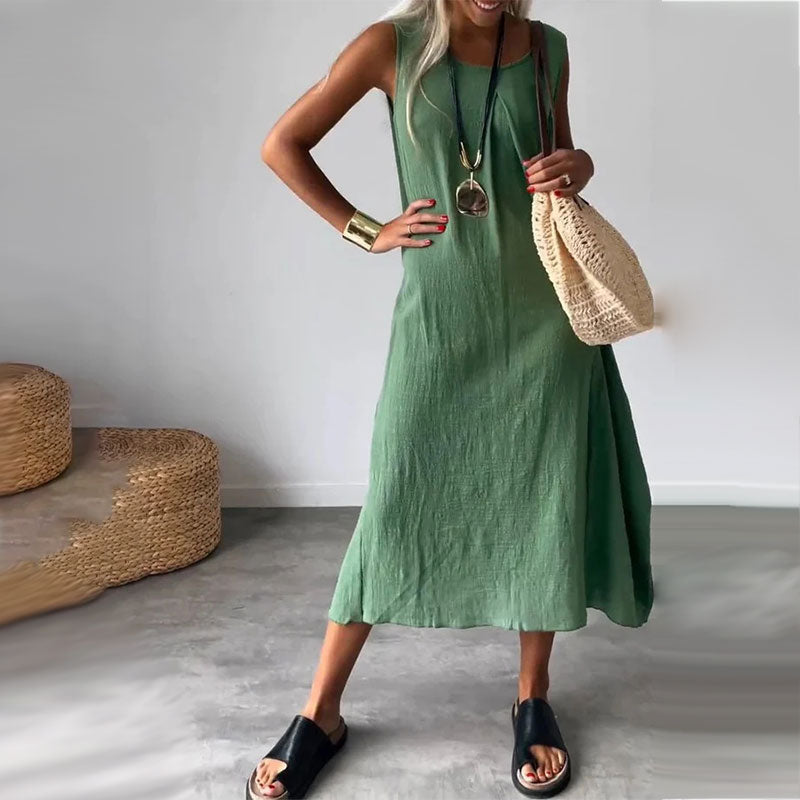 Noemi | Casual Sleeveless Dress with Pockets