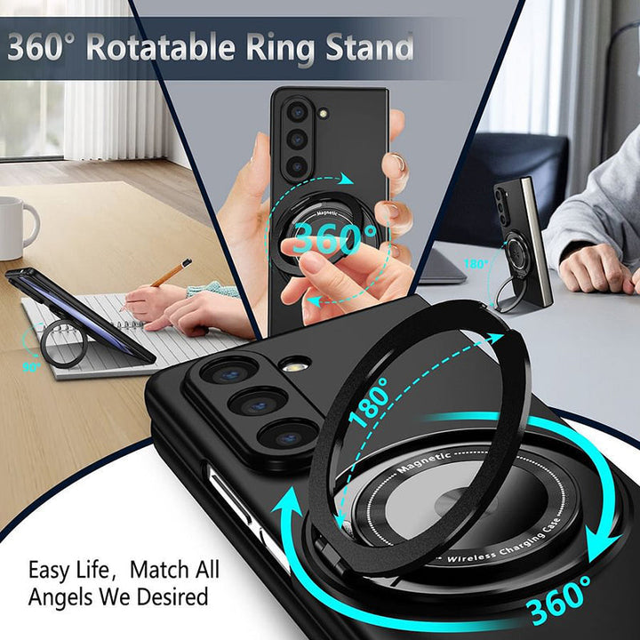 Azura | Magnetic phone case with 360° rotating stand for Samsung Z fold & flip 6/5/4/3