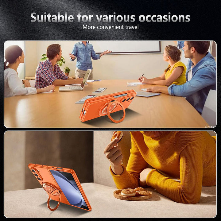 Azura | Magnetic phone case with 360° rotating stand for Samsung Z fold & flip 6/5/4/3