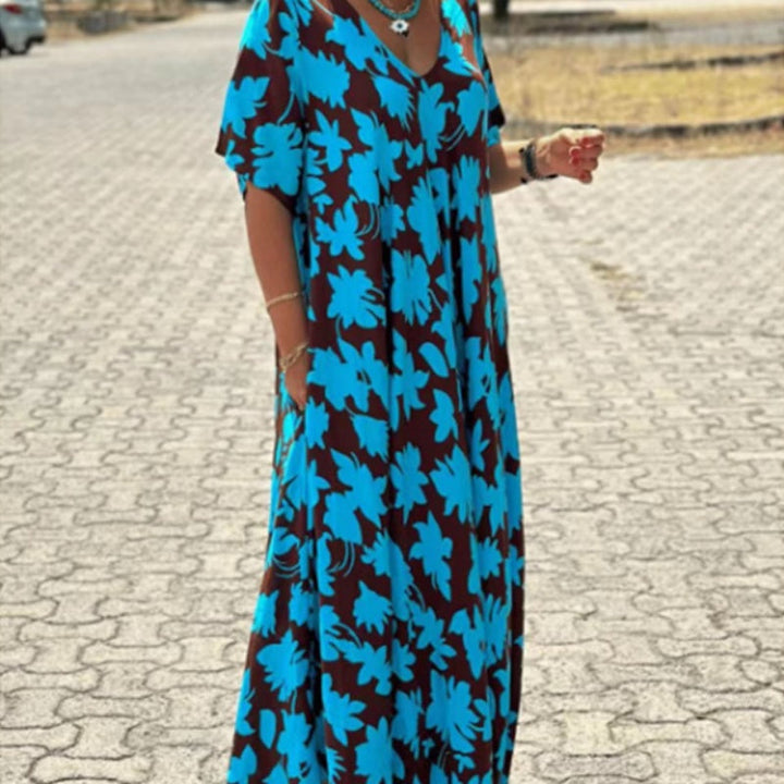 Solene | V-Neck Long Dress