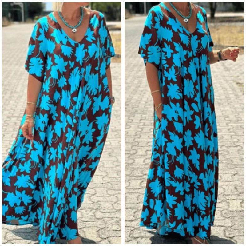 Solene | V-Neck Long Dress