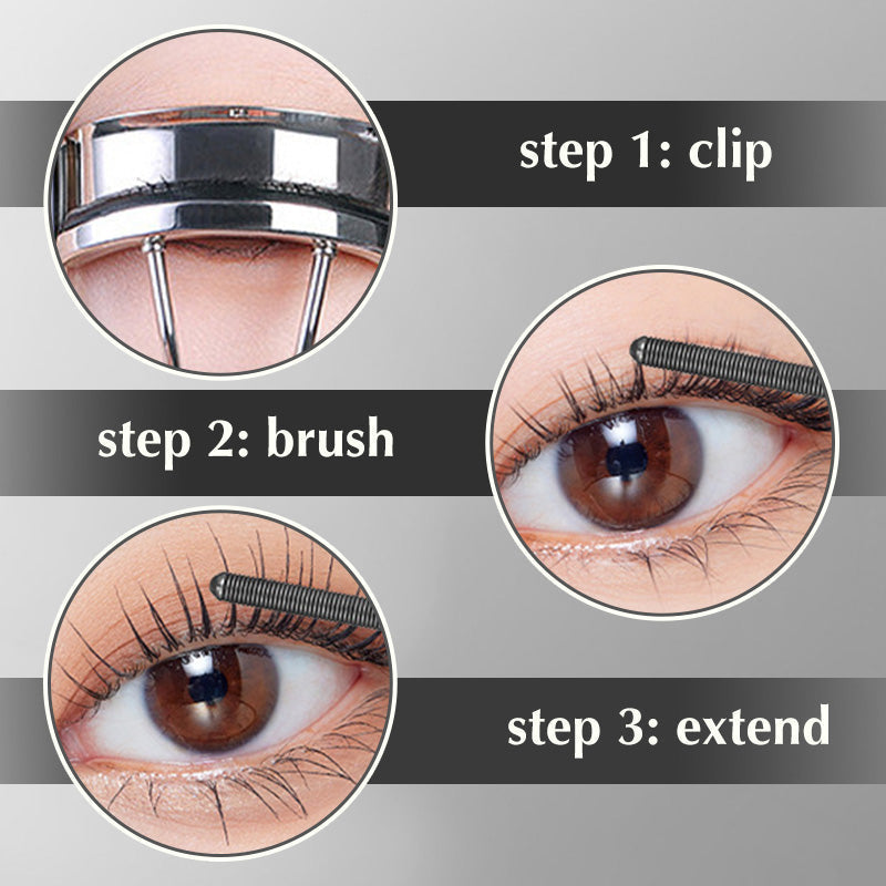 Azura | 3D Curling Metal Curlers Mascara - Waterproof & Long-lasting