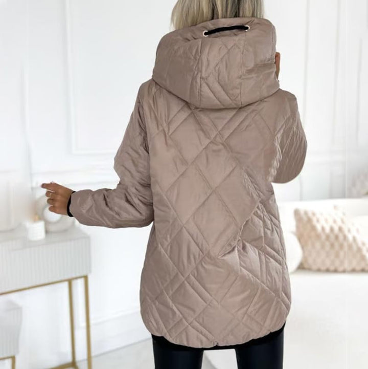 YANNAH – THE DIAMOND QUILTED HOODED JACKET