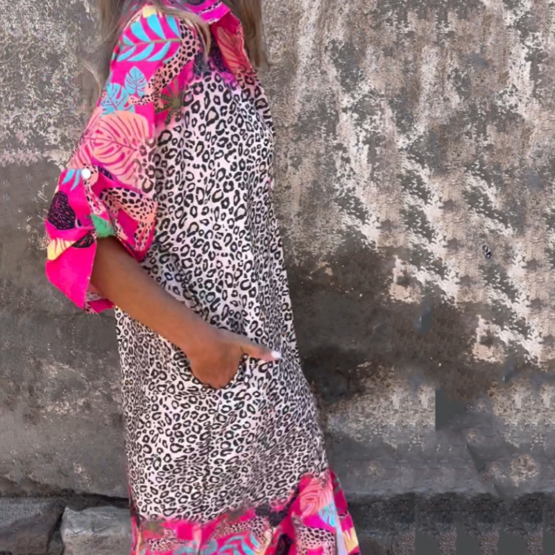 ZARA – WILD ESCAPE MAXI DRESS