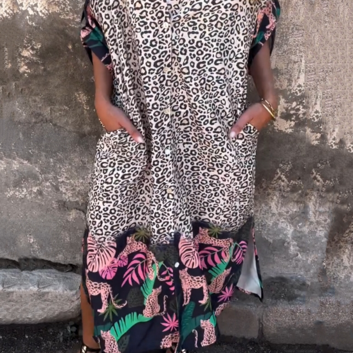 ZARA – WILD ESCAPE MAXI DRESS