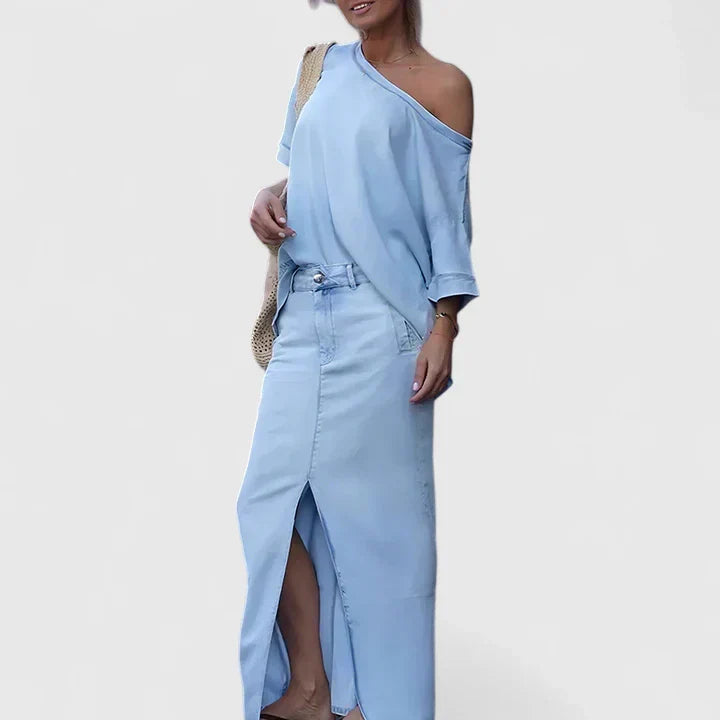 Averlynn | Maxi Skirt Set