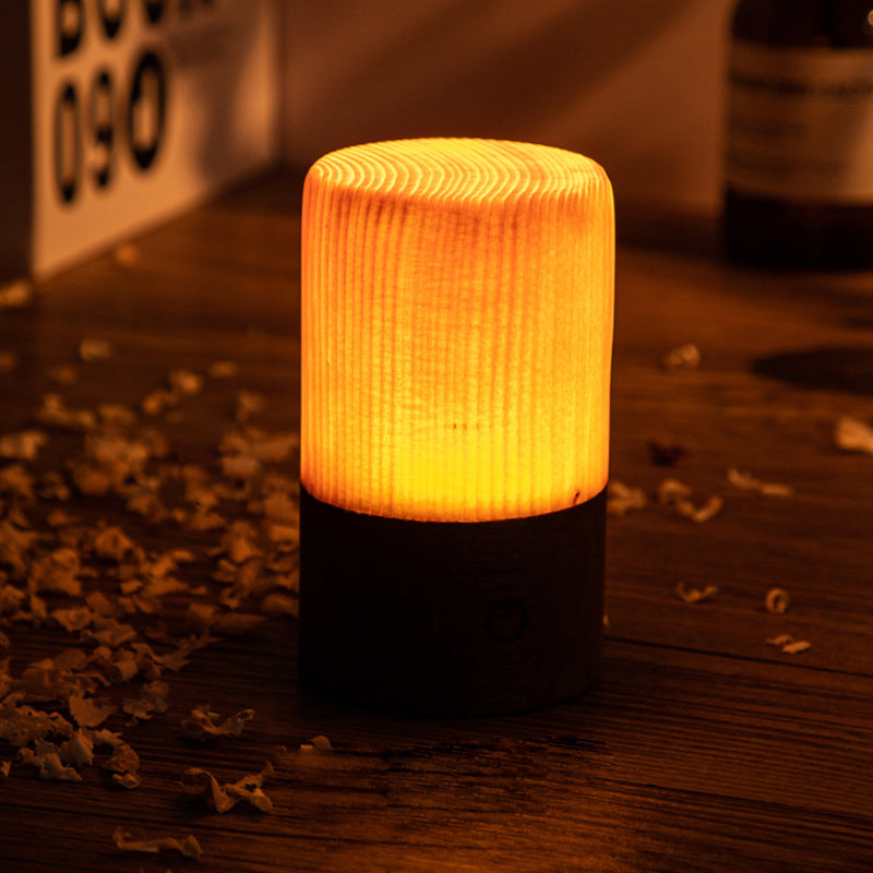 BowLift | Stylish LED Table Lamp - WoodGlow