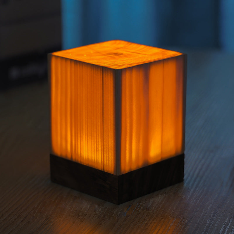 BowLift | Stylish LED Table Lamp - WoodGlow