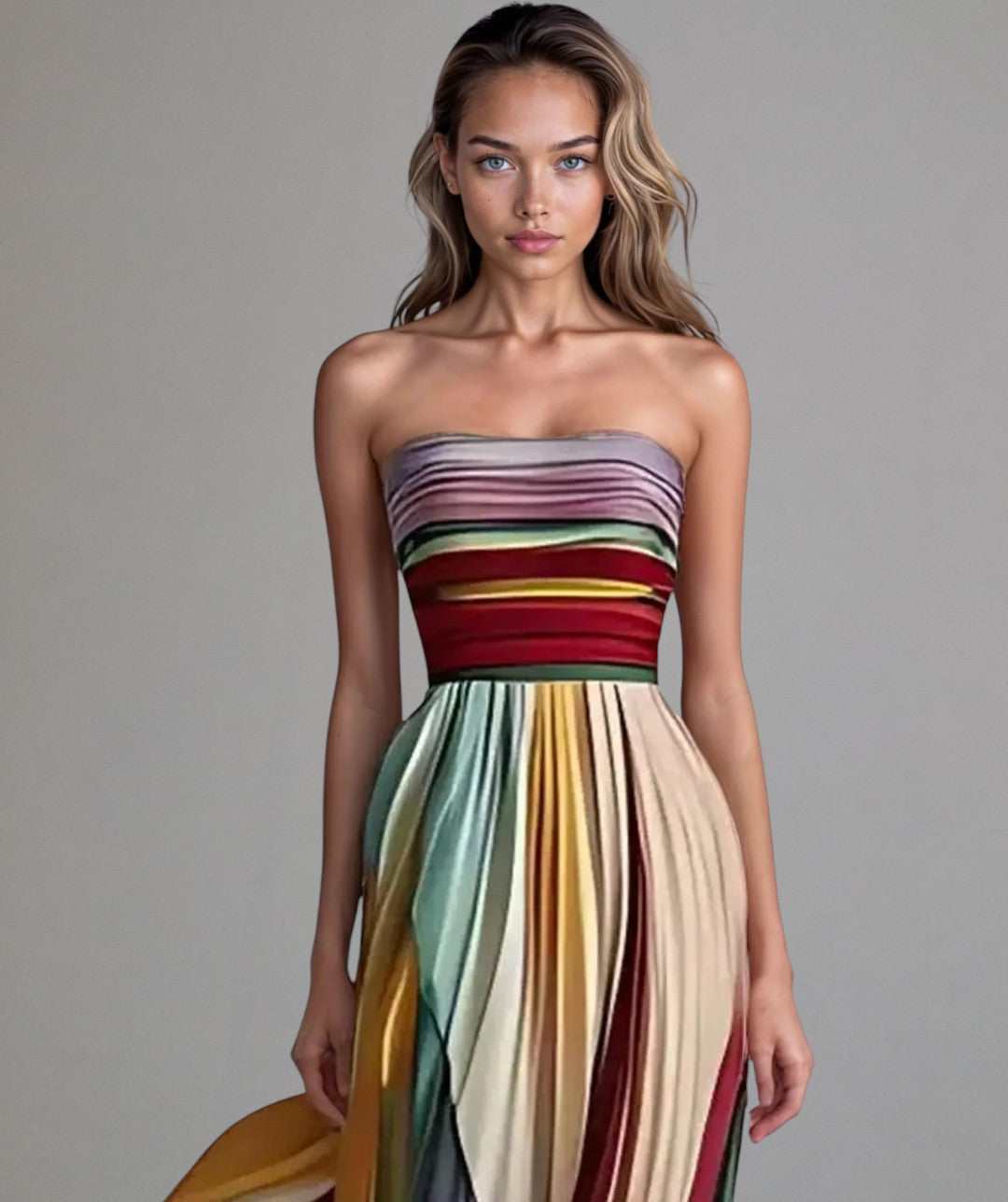 Aria | Sleeveless Colored Dress