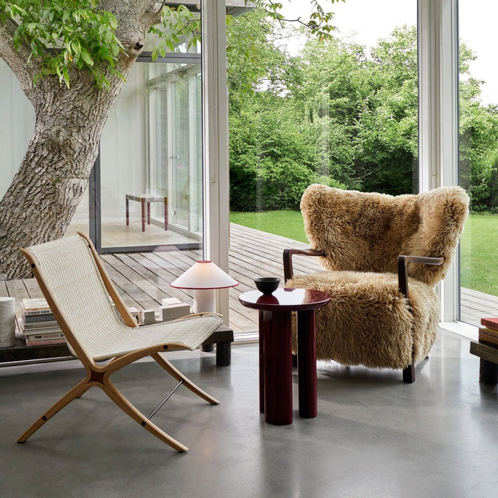 BowLift | Table lamp with fabric shade – Lunara