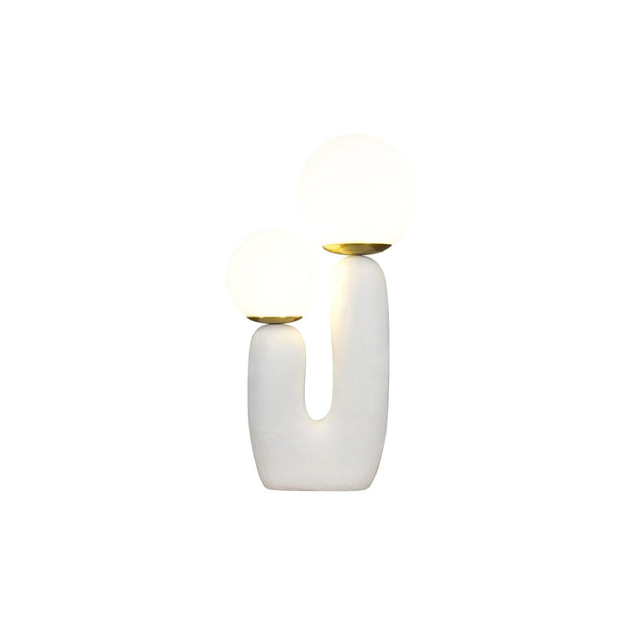 BowLift | Contemporary Style Table Lamp with Natural Accent