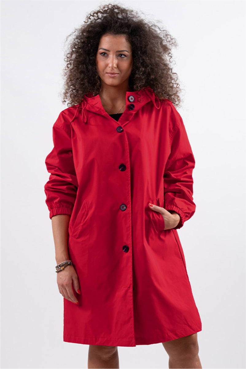 Barbara | Oversized Water-Resistant Windbreaker