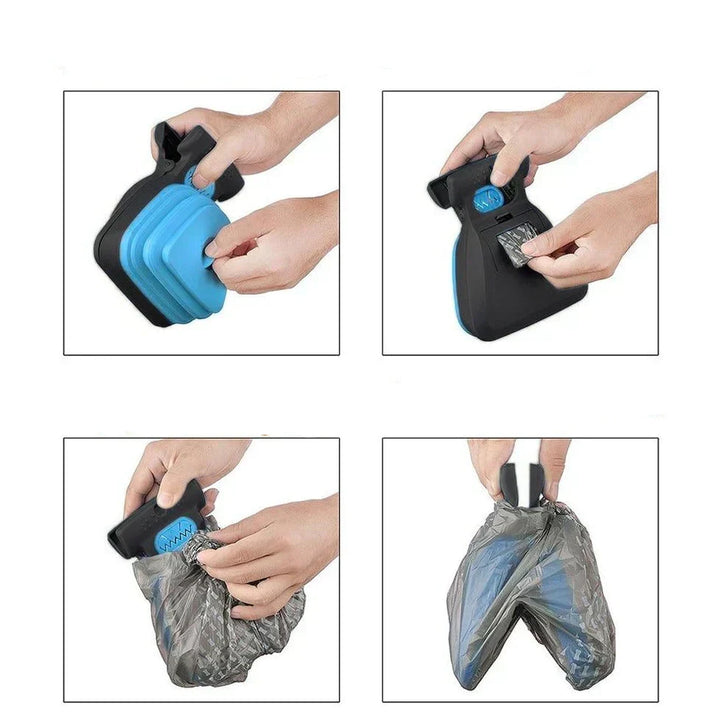 The Ultimate Pooper Scooper + FREE 1 Pack of Biodegradable Bags - PooPal Azura