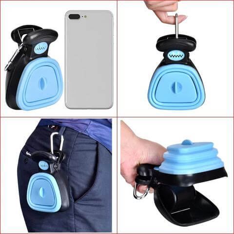 The Ultimate Pooper Scooper + FREE 1 Pack of Biodegradable Bags - PooPal Azura