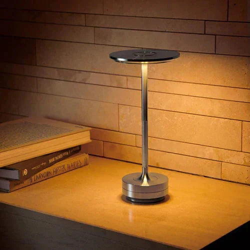 BowLift | Table lamp gold metal wireless LED light