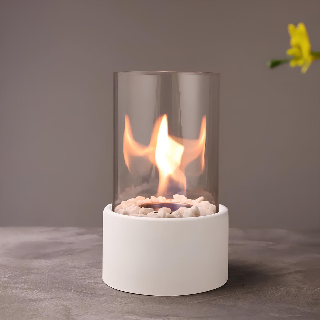 BowLift | Table Lamp Glass Oil Flame Burner
