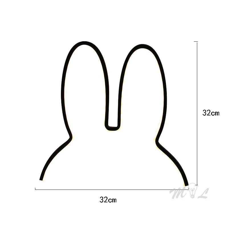 BowLift | USB Rechargeable Bunny Night Light with Ambient Lighting - BunnyLight