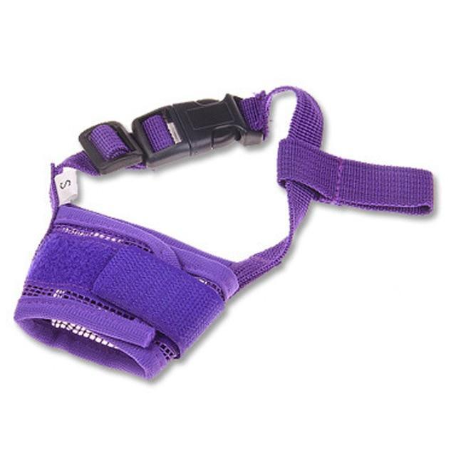 Azura | Pet Dog Adjustable Mask Bark Bite Mesh Mouth Muzzle Grooming Anti Stop Chewing
