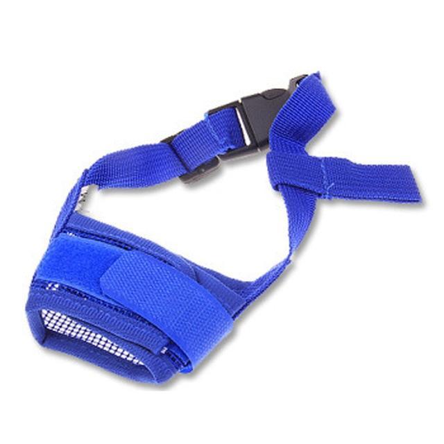 Azura | Pet Dog Adjustable Mask Bark Bite Mesh Mouth Muzzle Grooming Anti Stop Chewing