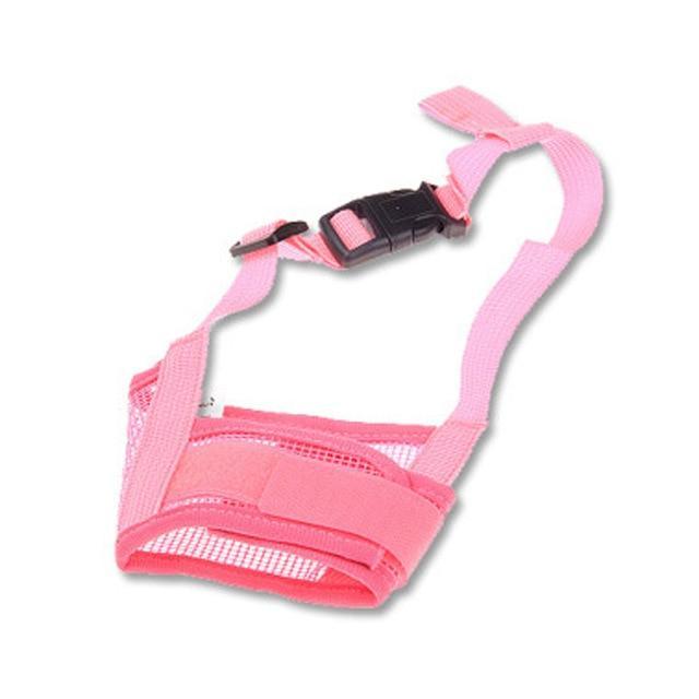 Azura | Pet Dog Adjustable Mask Bark Bite Mesh Mouth Muzzle Grooming Anti Stop Chewing