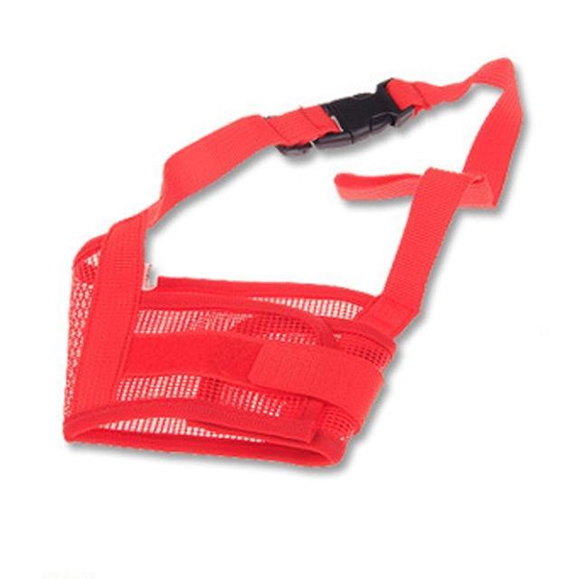 Azura | Pet Dog Adjustable Mask Bark Bite Mesh Mouth Muzzle Grooming Anti Stop Chewing