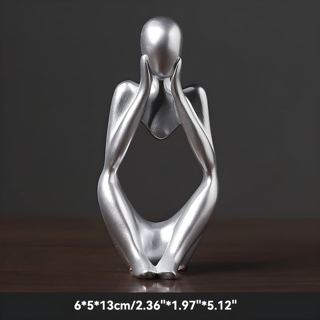 BowLift | Abstract Thinker Sculpture Home Decor