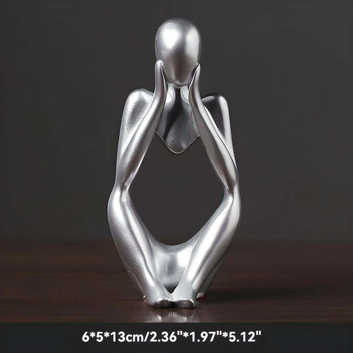 BowLift | Abstract Thinker Sculpture Home Decor