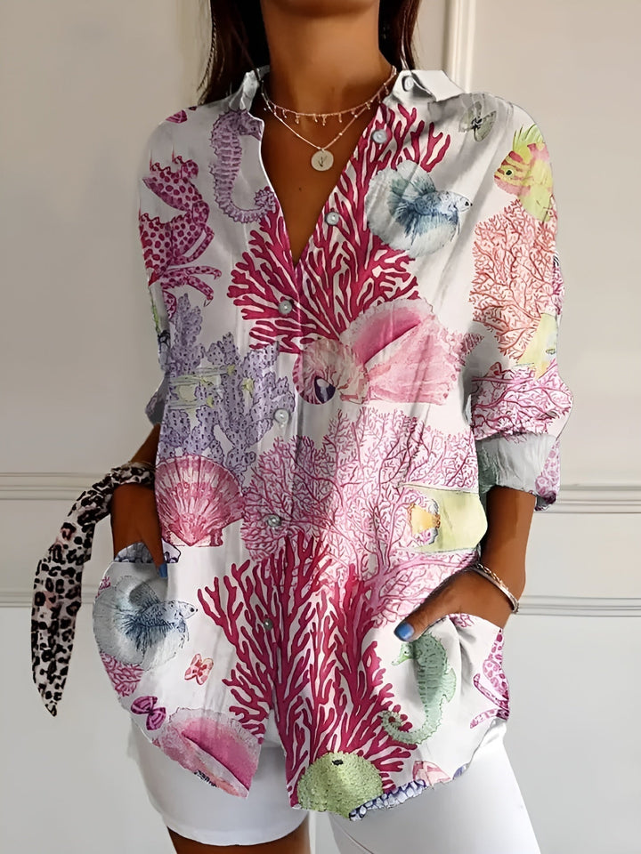 Noelle - Feminine Summer Blouse