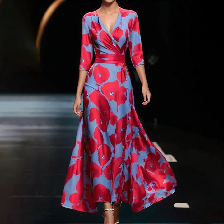 Yssa - Elegant Floral Dress