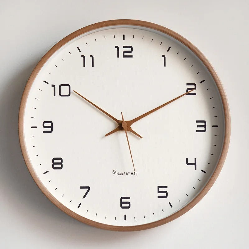BowLift | Minimalistic Wall Clock | Metal & Resin