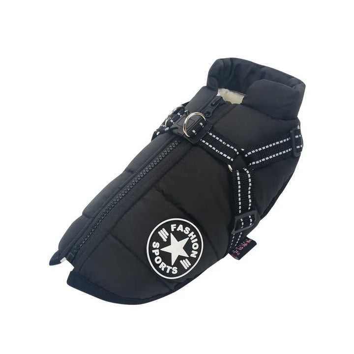 Azura | Waterproof Dog Jacket with Built-in Harness – Warm, Weather-resistant Dog Jacket for All Breeds
