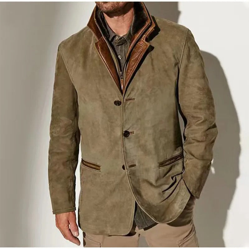Cesario - Classic Vintage Leather Jacket