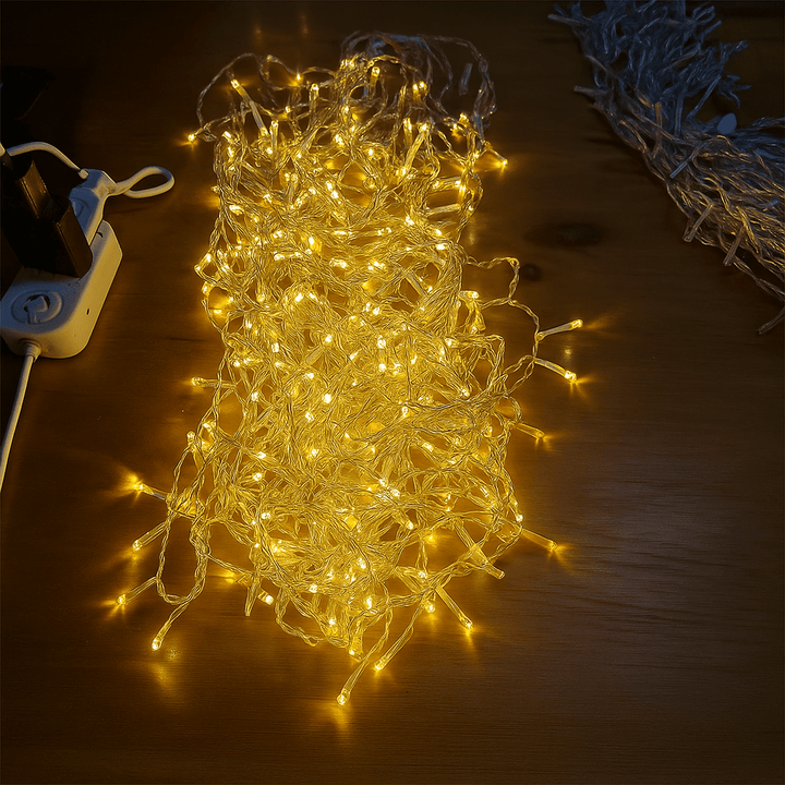 Azura | Twinkling Icicle String LED Lights | Warm White & Cool White, Extendable for Indoor & Outdoor Holiday Decor