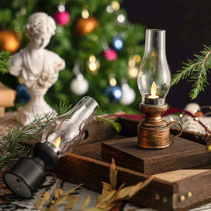 BowLift | LED Table Lamp with Vintage Lantern Style