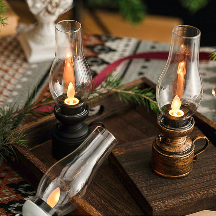 BowLift | LED Table Lamp with Vintage Lantern Style