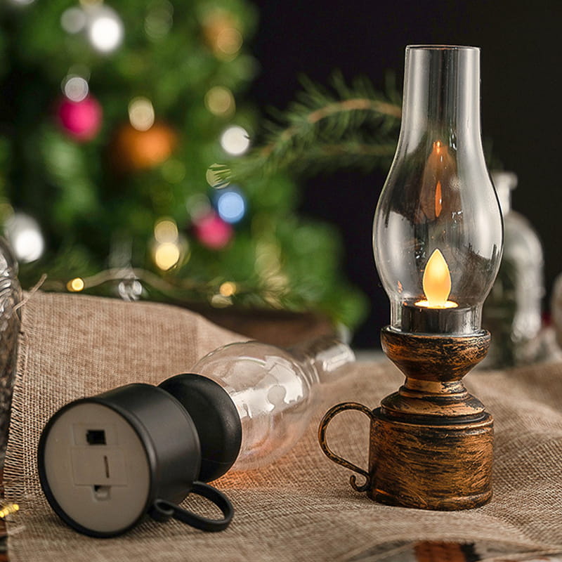 BowLift | LED Table Lamp with Vintage Lantern Style