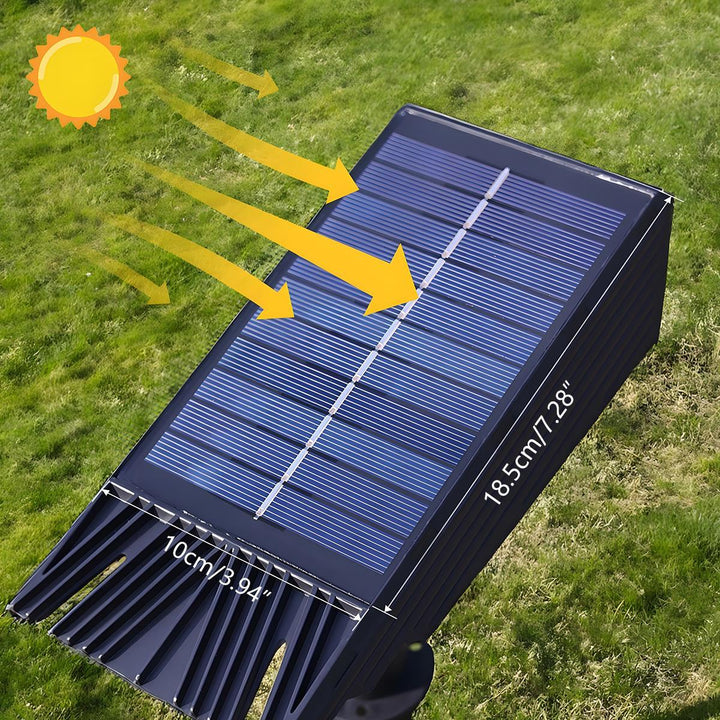 Azura | Waterproof Solar LED Multi-Zoom Spot Light | Adjustable Zoom. Eco-Friendly & Ideal for Garden and Outdoor Landscape Lighting