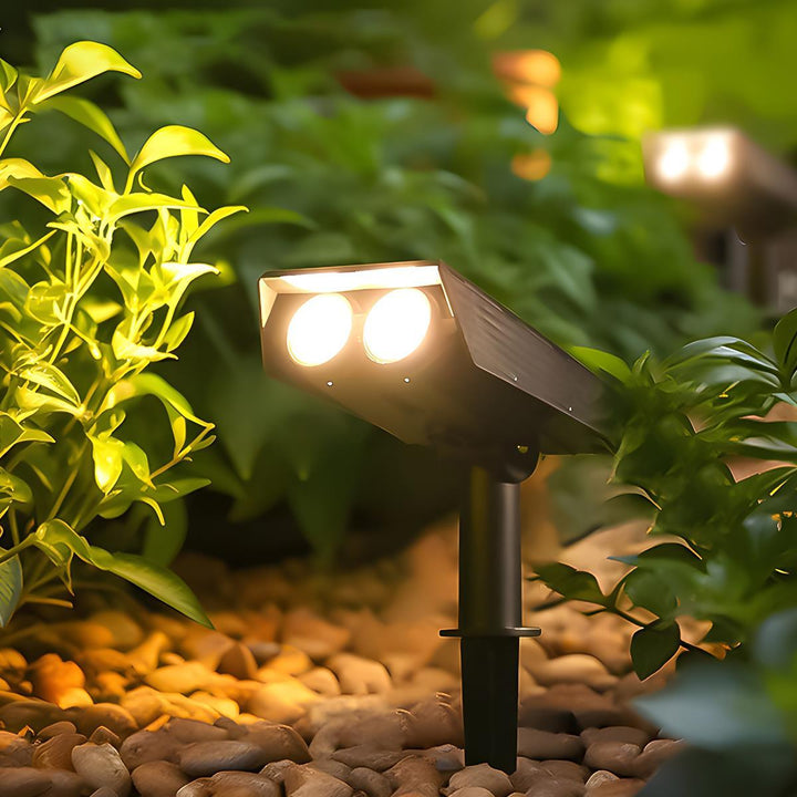 Azura | Waterproof Solar LED Multi-Zoom Spot Light | Adjustable Zoom. Eco-Friendly & Ideal for Garden and Outdoor Landscape Lighting