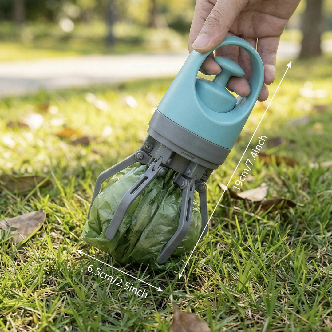 Dog Poop Scooper with Bags – Portable Outdoor Cleaning Set Azura