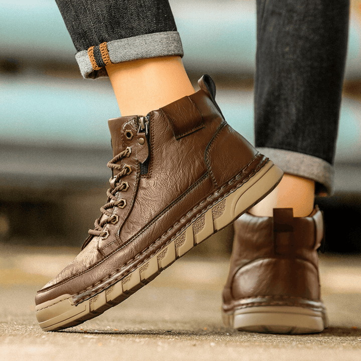 Buffon - Premium Leather Urban Ankle Boots
