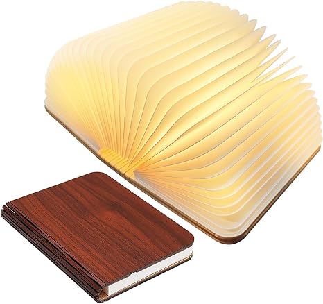 BowLift | Table Lamp LED Foldable Book Light Wood